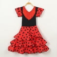 thumbnail image 3 of Gubotare Vintage Dresses for Girls Halter Dress Sleeveless Bowknot Heart Neck (Black,10-11 Years), 3 of 8