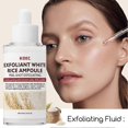 thumbnail image 2 of Peel Shot Glow Rice Ampoule Duo White Rice/Black Rice Ampoule Soft Exfoliating Face and Body Scrub Dead Skin Cells, Blackheads Remover, 2 of 5