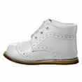 thumbnail image 5 of Josmo Unisex Wingtip Toddlers Walking Shoes, White, 2, 5 of 7
