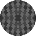 thumbnail image 1 of Ahgly Company Indoor Round Patterned Oil Black Area Rugs, 4' Round, 1 of 6