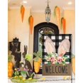 thumbnail image 2 of Spring Garden Flag Burlap Easter Flag Double Sided Home Decorative, Style 4, 2 of 5