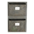 thumbnail image 4 of Linon Dorlan 2-Slot Metal Mailbox, Vertical, Gray Finish, 4 of 11