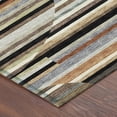 thumbnail image 3 of Addison Rugs Chantille Indoor/Outdoor Transitional Stripes Black Machine Washable Rectangle Rug, 10' x 14', 3 of 8