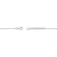 thumbnail image 3 of Black Onyx Evil Eye Pendant Necklace for Women in 925 Sterling Silver with White Sapphire on 18 Inch Long Adjustable Chain Lobster Claw by Lavari Jewelers, 3 of 4