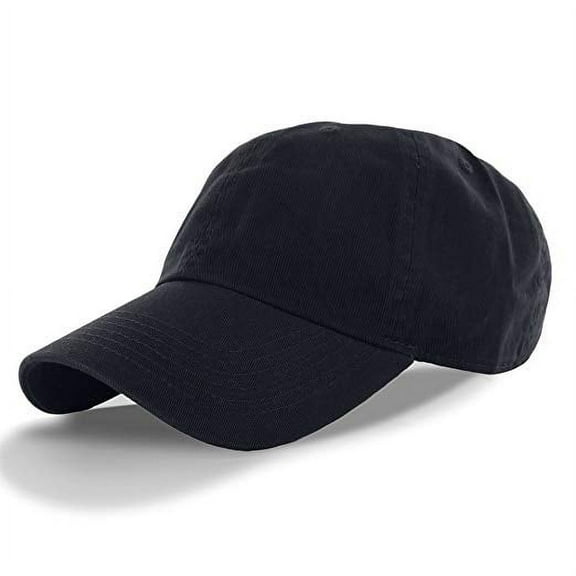 Plain 100% Cotton Hat Men Women Adjustable Baseball Cap