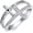 6, variant on 925 Sterling Silver I am Enough Cross Ring I am Strong Band Ring Inspirational Religious Crucifix Encouragement Statement Jewelry