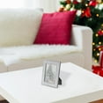 thumbnail image 3 of Christmas 4X6" Photo Frame Silver Diamond, 3 of 3