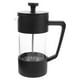 thumbnail image 1 of Cafetera de prensa francesa de 350 ml, de vidrio de borosilicato de alta temperatura, para café frío, té, para cocina, viajes, camping, color negro, 1 of 5