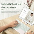 thumbnail image 4 of MesaSe Wireless Bluetooth-compatible Keyboard  Laptop Keypad Business External Smartphone Touchpad Mouse for Office Black, 4 of 10