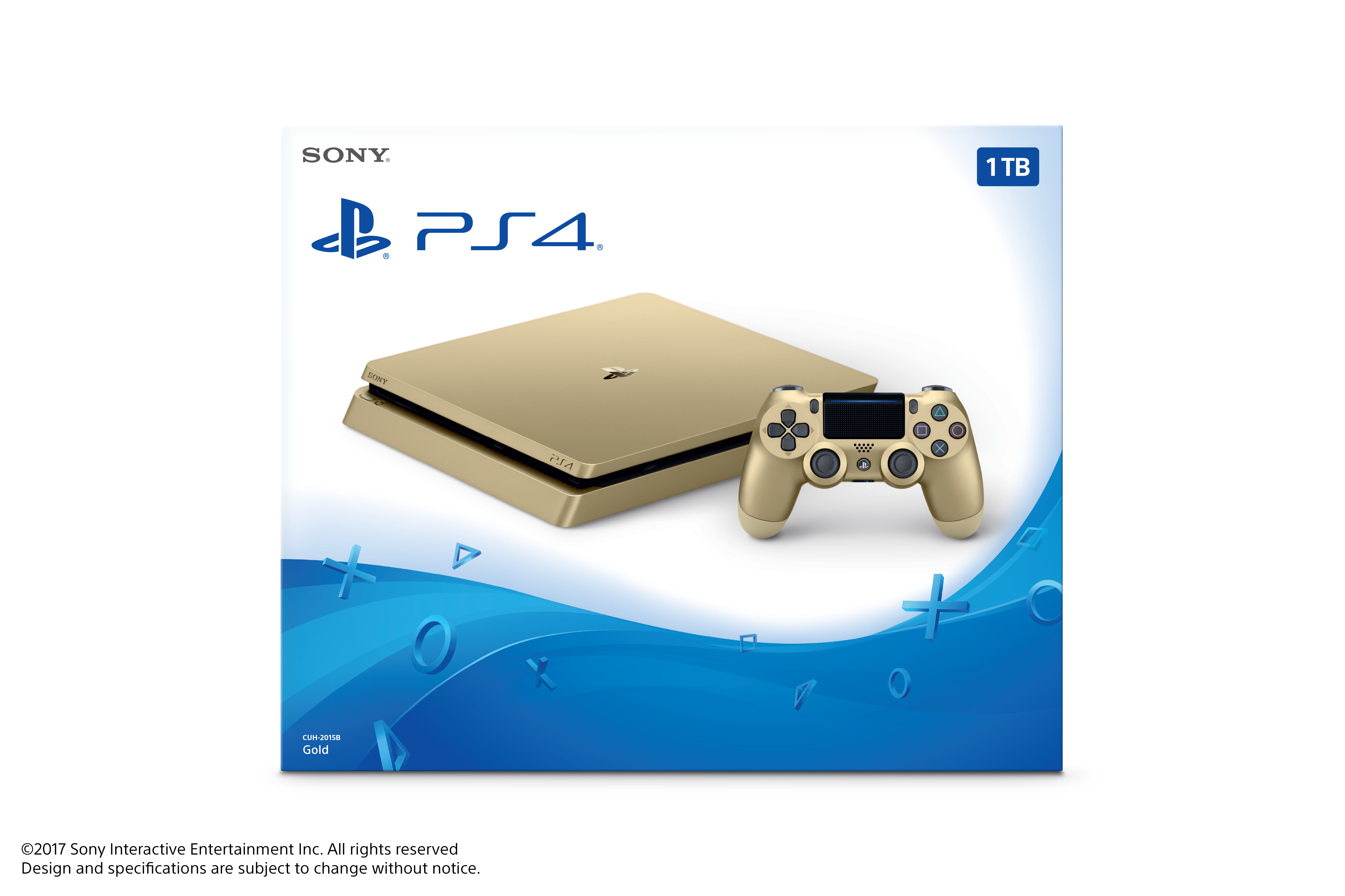 Sony PlayStation 4 Slim 1TB Gaming Console Gold 3002189 - Walmart.com