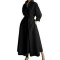 thumbnail image 6 of ZANZEA Women Buttons Long Sleeve Dress High Waist Casual Long Shirt Dress, 6 of 6