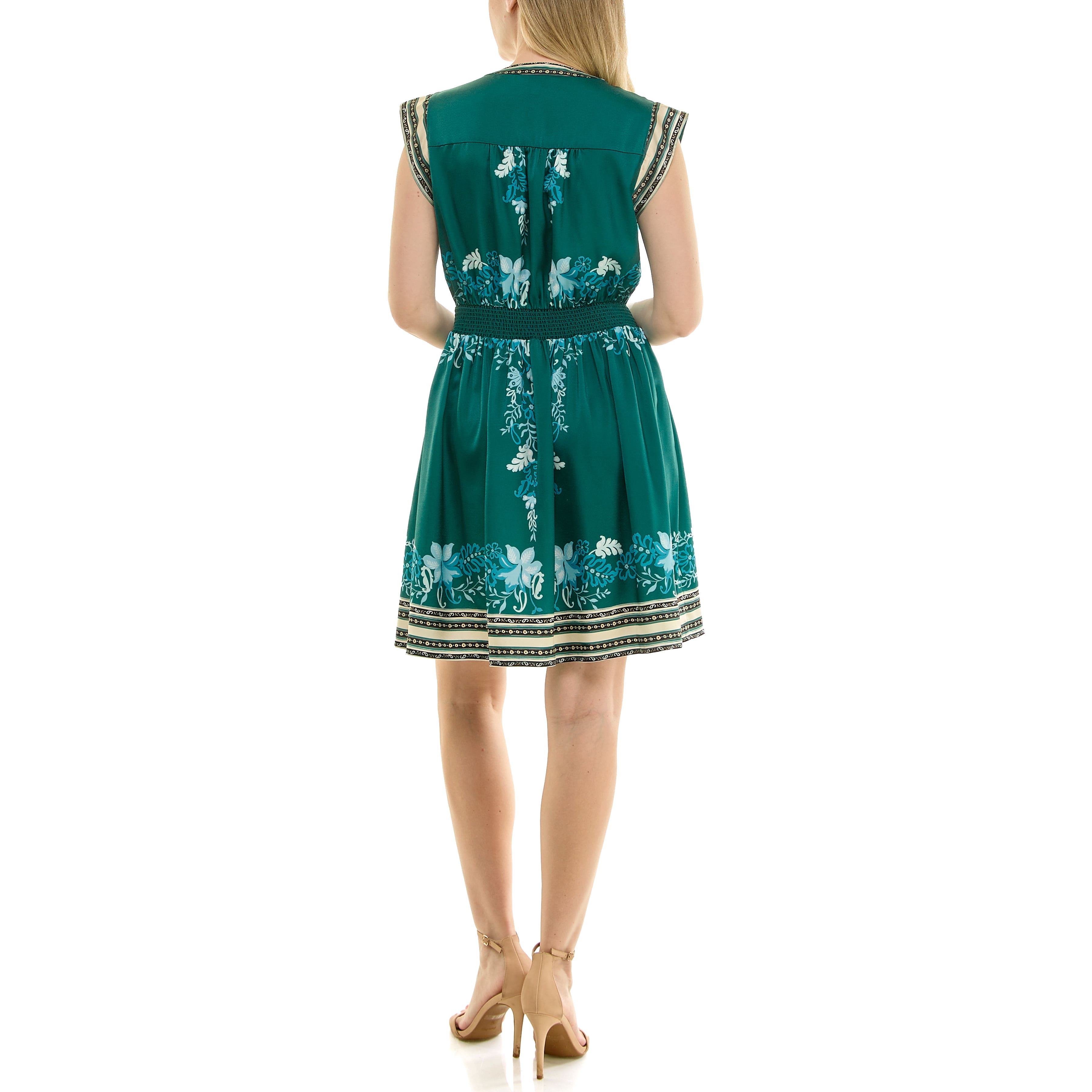 Nanette Lepore Sleeveless Mirror Print Mini Dress