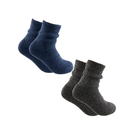 Polar Extreme Socks (2 Pairs) Cold Weather Socks, Winter Socks, Warm Thermal Socks Women, Teens, Kids, Fuzzy Socks, Cozy Socks in Crew Socks (Best Thermals For Extreme Cold)