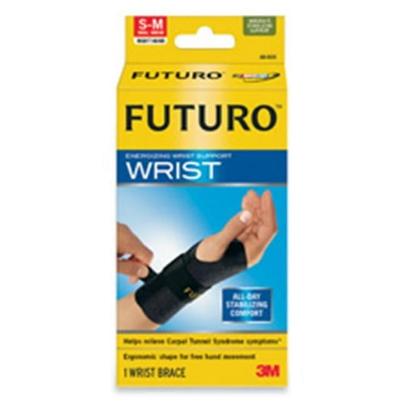 Energizing Wrist Support- S-M- Right Hand- Black