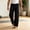 New-Black, variant on PNTUTB Wide Leg Pants for Men Solid Color Drawstring Trousers Casual Loose Comfortable Trendy Lounge Workout Yoga Sporty Pants