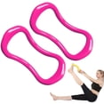 thumbnail image 1 of Fitness Circles Anillo de yoga Pilates Anillo de entrenamiento para el dolor de espalda y piernas Entrenamientos en el hogar Gimnasio 2 Pack Rose Red oso de fresa Hogar, 1 of 6