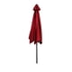 thumbnail image 5 of Sombrilla Parasol Costway 2.7m Vino rojo, 5 of 6