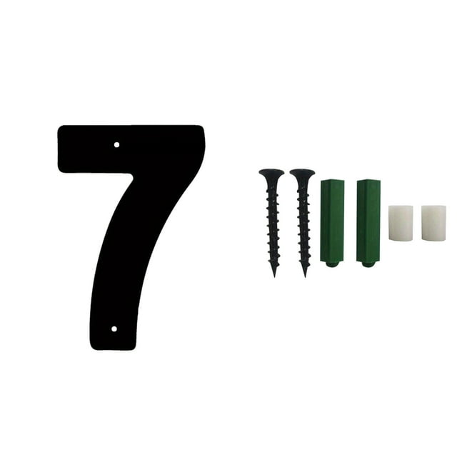 Home Sweet Home Sign,Three-Dimensional Iron Art Number House Number Screw Home House Number Sign