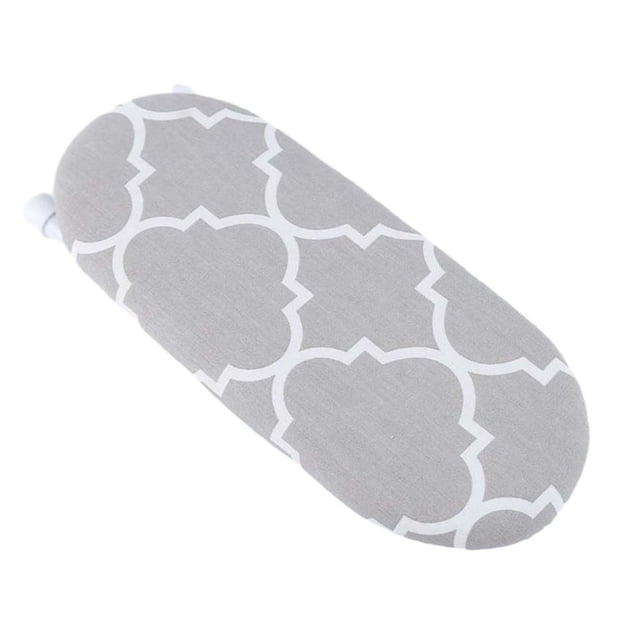HLONK Tabletop Foldable Ironing Board Tabletop Small Board for Laundry Room Travel White Ball Pattern