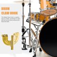thumbnail image 3 of COMPUKAS 4Pcs Fixing Drum Hook Metal Bass Hooks for Drum Maintenance, 3 of 5