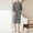 Gray, variant on ALLLIST Waffle Knit Pajamas Men with Pockets Big And Tall Long Sleeve Green Robes Hawaiian Comfy Bathrobes Teens Pajamas M-3XL