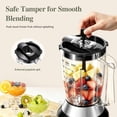 thumbnail image 3 of TINANA Countertop Blender with Grinder, 500W Smoothie Maker, 70 oz Pitcher, 2 Speeds & Pulse, Ice Crushing, Black, 3 of 9