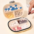 thumbnail image 2 of Guozer Medicine Pill Organizer 1PCS Day And Night Pill Organizer Multi-compartment Vitamin Organizer Portable Daily Pill Organizer, 2 of 6