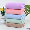 thumbnail image 1 of Toalla de baño de microfibra - Súper absorbente y de secado rápido, ultra suave y ligera, 75x35cm (29,5x13,8 pulgadas), perfecta para viajar, gimnasio, acampada y playa, 1 of 6