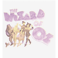 thumbnail image 2 of Wizard Of Oz Cartoon Group Shot Women's White Crew Neck Short Sleeve Crop Tee-Medium, 2 of 2