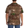 thumbnail image 3 of Kdxio Men'S Hawaiian Shirt For Men Short Sleeve Shirt Coffee Beans Summer Casual Holiday Beach Button Down T-Shirts, 3 of 5