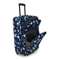 thumbnail image 2 of Elite Luggage Blue Geo Carry-On Rolling Luggage, 2 of 10