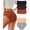 6Pack A, variant on IF YOU Cotton Underwear for Women High Waisted Full Coverage Soft Briefs Plus Size Women's Panties S-XXL 6 Pack