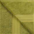 thumbnail image 2 of 700 GSM Long Staple Combed Cotton 6-Piece Towel Set, 2 Face, 2 Hand, and 2 Bath Green Essence, 2 of 3