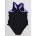 thumbnail image 6 of Sholeno Girls 2 Piece Bathing Suit Racer Back Swimsuit with Boyshorts Athletic Swimwear Rash Guard Purple 16, 6 of 7