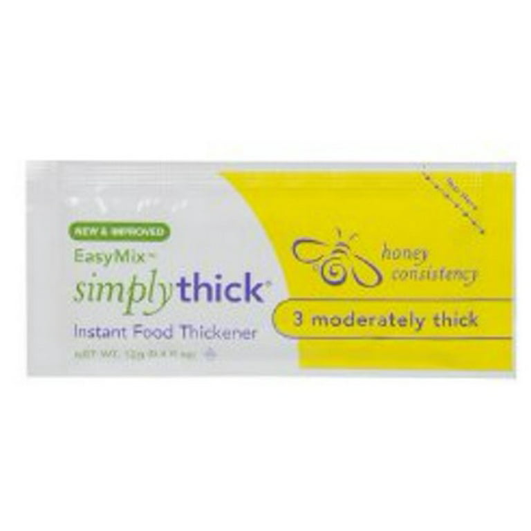 SimplyThick Easy Mix Honey Consistency Food and Beverage Thickener 12 Gram Packet