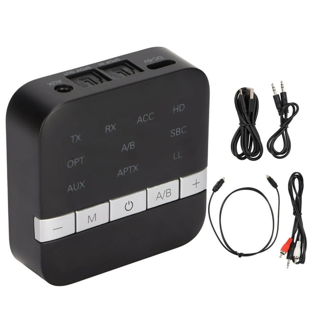TX200 Bluetooth 5.0 Transmisor Receptor Baja Latencia 2 en 1 Adaptador Bluetooth Inalámbrico para TV Sistema Estéreo Hogar
