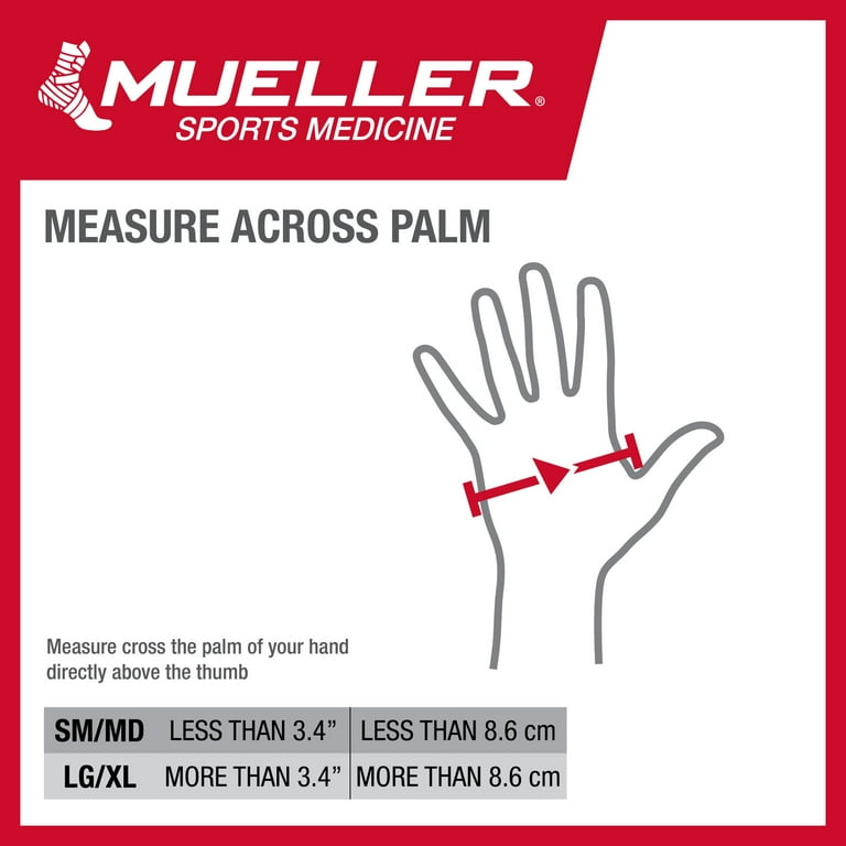 Mueller Compression & Support Beige Glove, Moderate Support