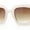 Off White - Gradient Brown, variant on Womens Trendy Pop Color Hipster Boyfriend Thick Horn Rim Sunglasses White Solid Brown