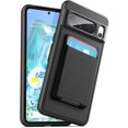thumbnail image 1 of ENCASED Étui Portefeuille pour Google Pixel 8 Pro avec Porte-Cartes Magnétique (Compatible avec MagSafe) Noir, 1 of 4