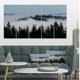 thumbnail image 1 of Dark Trees and Fog Over Mountains - Landscape Canvas Art Print, 1 of 3
