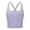 Purple, variant on Wxolcjlv Womens Sports Bras Cami Bra Racerback Tank Top Strappy Shockproof Running Fitness Full Coverage Vest Underwear Yoga Everyday Bra Size S-L