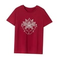 thumbnail image 3 of Camiseta para mujer con cuello redondo, ropa deportiva, camiseta básica simple para mujer para el trabajo M, 3 of 7