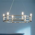 thumbnail image 3 of 52490BNB Kichler Lighting Rosalind - 6 Light Chandelier In Traditional Style-6.5 Inches Tall and 33.25 Inches Wide-Brushed Natural Brass Finish, 3 of 9