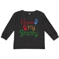 thumbnail image 3 of Inktastic I Love My Granny Boys or Girls Long Sleeve Toddler T-Shirt, 3 of 5
