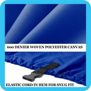 BLUE, GREAT QUALITY BOAT COVER Compatible for LEGEND BOATS 164 XCITE SC 2004