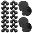 thumbnail image 1 of ORDDIART 100pcs Blanking End Caps Round Plastic Plug for Mechanical Components Use, 1 of 8