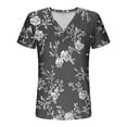 thumbnail image 7 of Xixinqiwan Women No Boundaries Tops,Summer Tops for Women Short Sleeve Button Down V-neck T Shirts 2025 Beach Vacation Dressy Blouse, 7 of 7