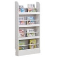 thumbnail image 5 of 4 Tier Kids Bookshelf, Magazine Rack - Book Rack for Kids, Book Organizer (White), 5 of 6