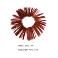 thumbnail image 4 of BESTYASH 5-Pack Dark Red Straight Hair Extensions for Doll Accessories with High Temperature Silk Fiber, 4 of 8