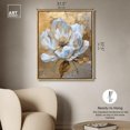 thumbnail image 6 of Athenas Flower Canvas Glamorous Feminine Wall Art by Art Remedy, Gold Frame, 30" x 36", 6 of 8